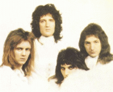 Queen 1974 ... Bild des Innencovers der Queen II LP